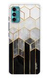 Hexagonal Pattern Motorola G40 Fusion Back Cover