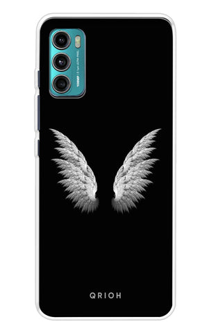 White Angel Wings Motorola G40 Fusion Back Cover