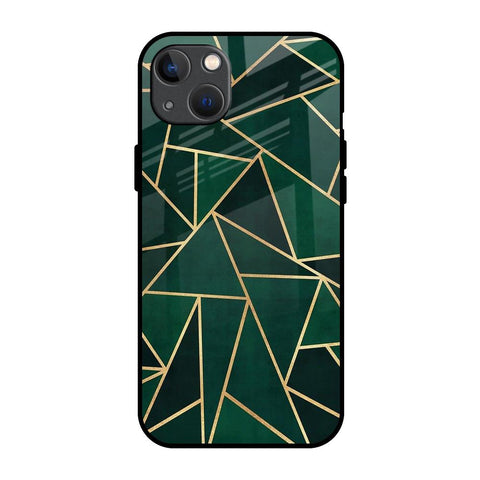 Abstract Green iPhone 13 Glass Back Cover Online