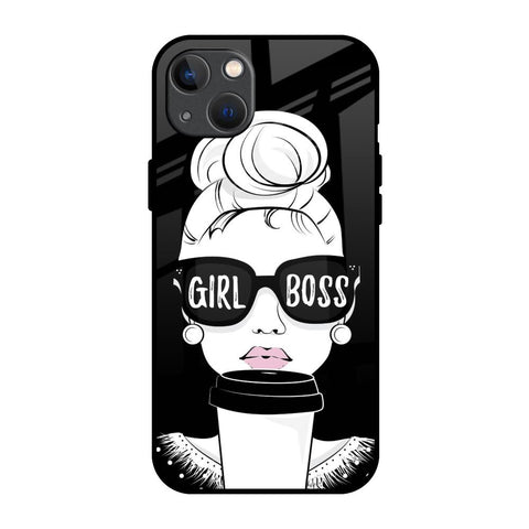 Girl Boss iPhone 13 Glass Back Cover Online