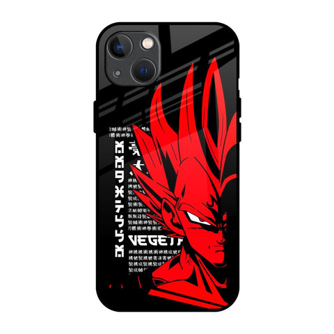 Red Vegeta iPhone 13 Glass Back Cover Online
