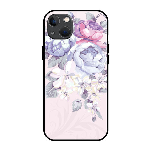 Elegant Floral iPhone 13 Glass Back Cover Online