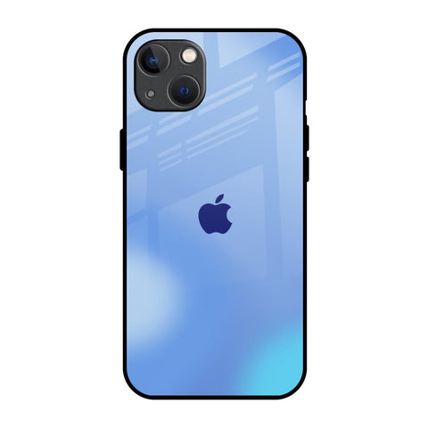 Vibrant Blue Texture iPhone 13 Glass Back Cover Online