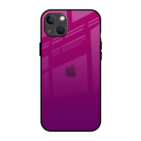 Magenta Gradient iPhone 13 Glass Back Cover Online