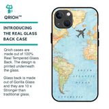Travel Map Glass Case for iPhone 13