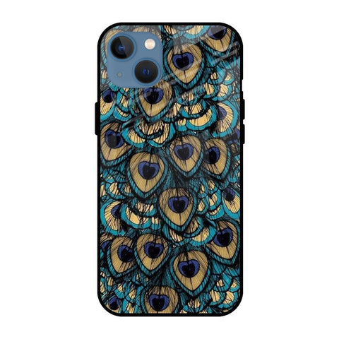 Peacock Feathers iPhone 13 Glass Cases & Covers Online