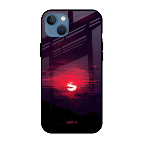 Morning Red Sky iPhone 13 Glass Cases & Covers Online