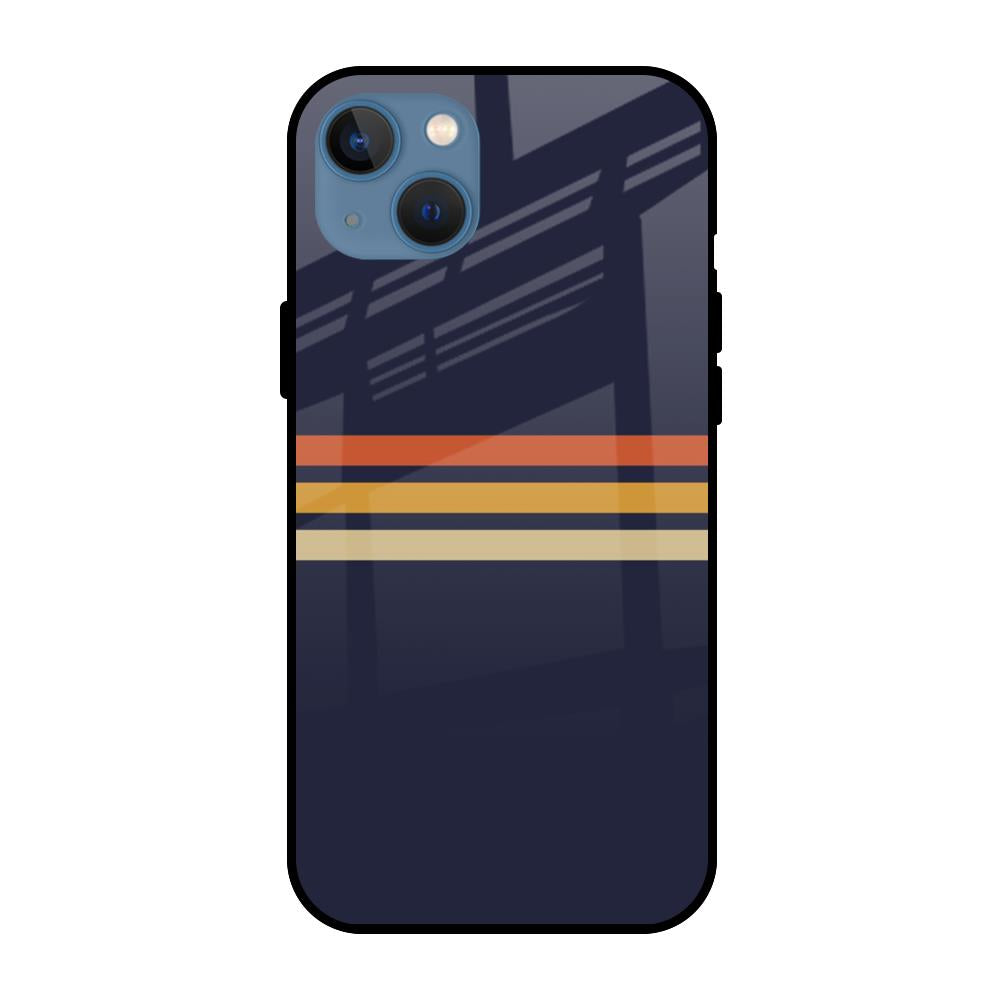 Tricolor Stripes iPhone 13 Glass Cases & Covers Online