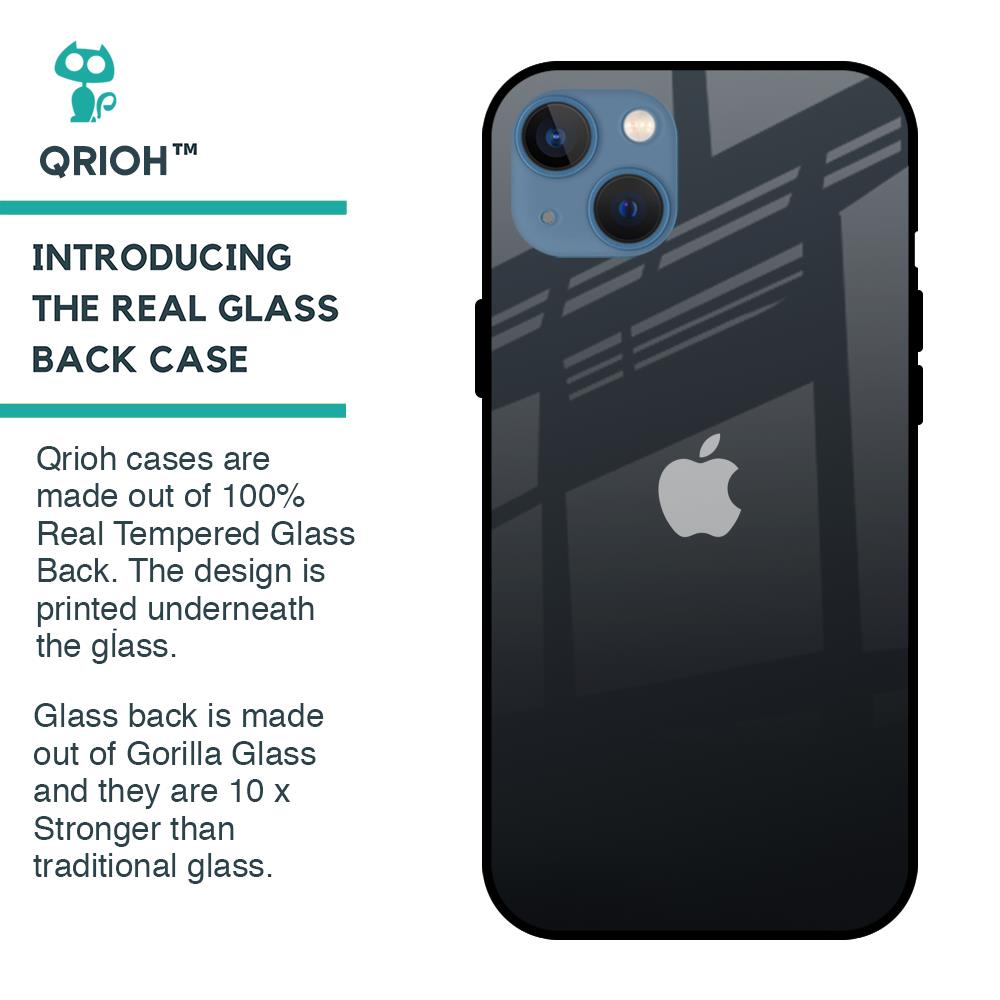 Stone Grey Glass Case For iPhone 13