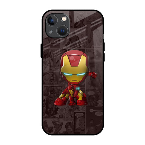 Angry Baby Super Hero iPhone 13 mini Glass Back Cover Online