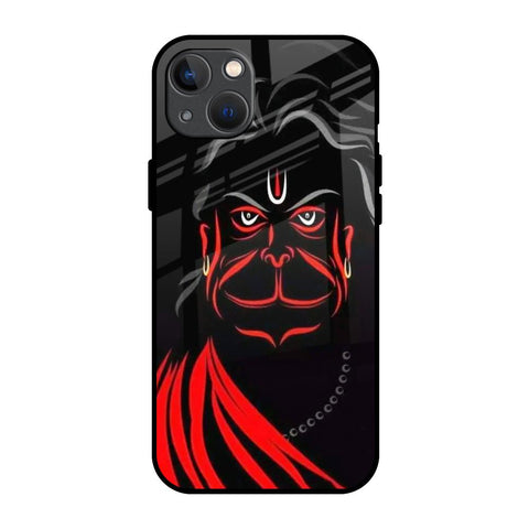 Lord Hanuman iPhone 13 mini Glass Back Cover Online