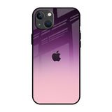 Purple Gradient iPhone 13 mini Glass Back Cover Online