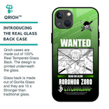 Zoro Wanted Glass Case for iPhone 13 mini