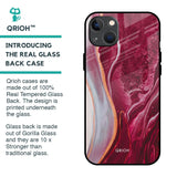 Crimson Ruby Glass Case for iPhone 13 mini