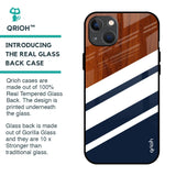 Bold Stripes Glass Case for iPhone 13 mini