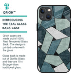 Abstact Tiles Glass Case for iPhone 13 mini