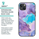 Alcohol ink Marble Glass Case for iPhone 13 mini