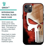 Red Skull Glass Case for iPhone 13 mini