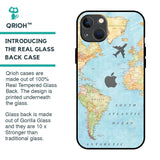 Fly Around The World Glass Case for iPhone 13 mini