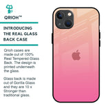 Pastel Pink Gradient Glass Case For iPhone 13 mini