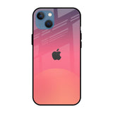 Sunset Orange iPhone 13 mini Glass Cases & Covers Online