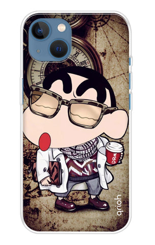 Nerdy Shinchan iPhone 13 mini Back Cover