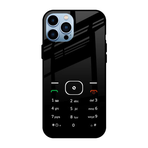 Classic Keypad Pattern iPhone 13 Pro Glass Back Cover Online