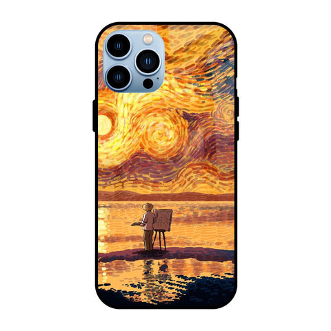 Sunset Vincent iPhone 13 Pro Glass Back Cover Online