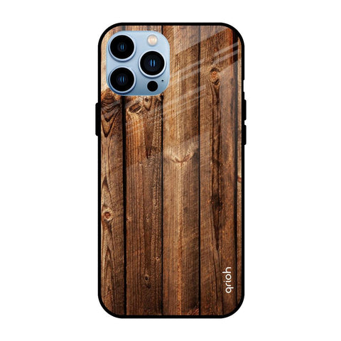Timber Printed iPhone 13 Pro Glass Back Cover Online