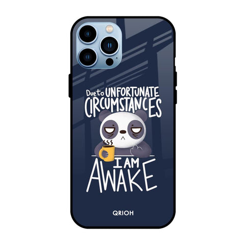 Struggling Panda iPhone 13 Pro Glass Back Cover Online