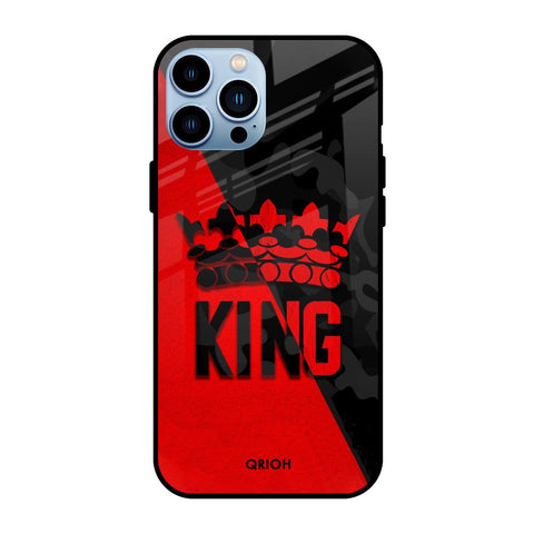 I Am A King iPhone 13 Pro Glass Back Cover Online