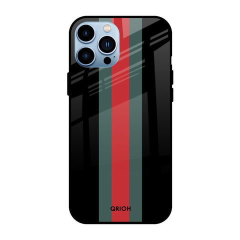 Vertical Stripes iPhone 13 Pro Glass Back Cover Online