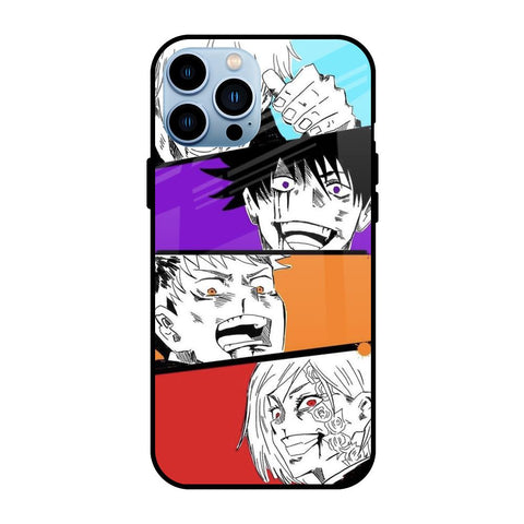 Anime Sketch iPhone 13 Pro Glass Back Cover Online