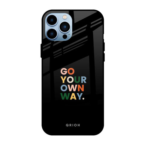Go Your Own Way iPhone 13 Pro Glass Back Cover Online