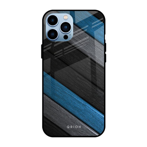 Multicolor Wooden Effect iPhone 13 Pro Glass Back Cover Online