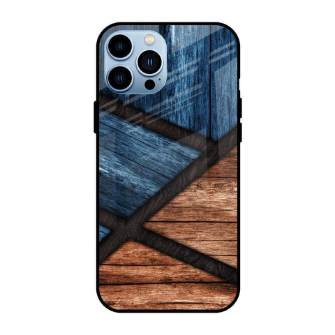 Wooden Tiles iPhone 13 Pro Glass Back Cover Online