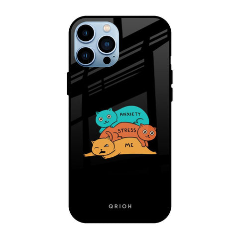 Anxiety Stress iPhone 13 Pro Glass Back Cover Online