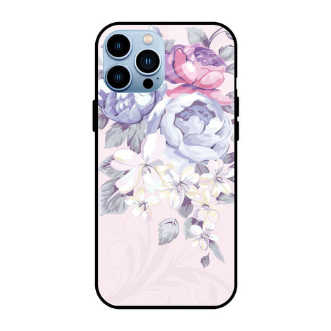 Elegant Floral iPhone 13 Pro Glass Back Cover Online
