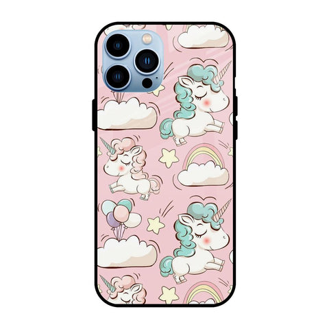 Balloon Unicorn iPhone 13 Pro Glass Cases & Covers Online