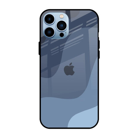 Navy Blue Ombre iPhone 13 Pro Glass Back Cover Online