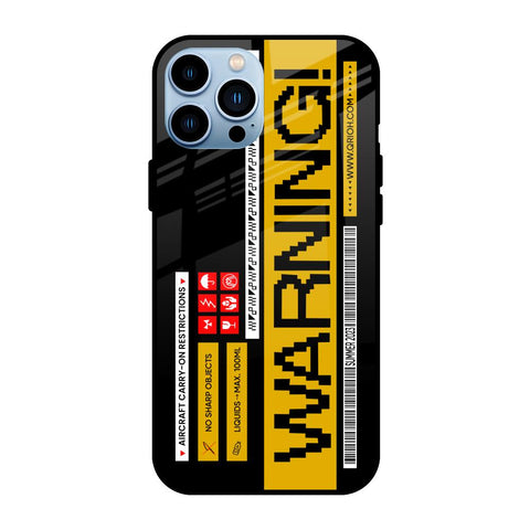 Aircraft Warning iPhone 13 Pro Max Glass Back Cover Online