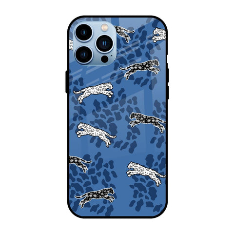 Blue Cheetah iPhone 13 Pro Max Glass Back Cover Online