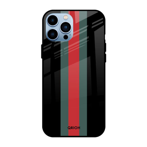 Vertical Stripes Apple iPhone 13 Pro Max Glass Cases & Covers Online