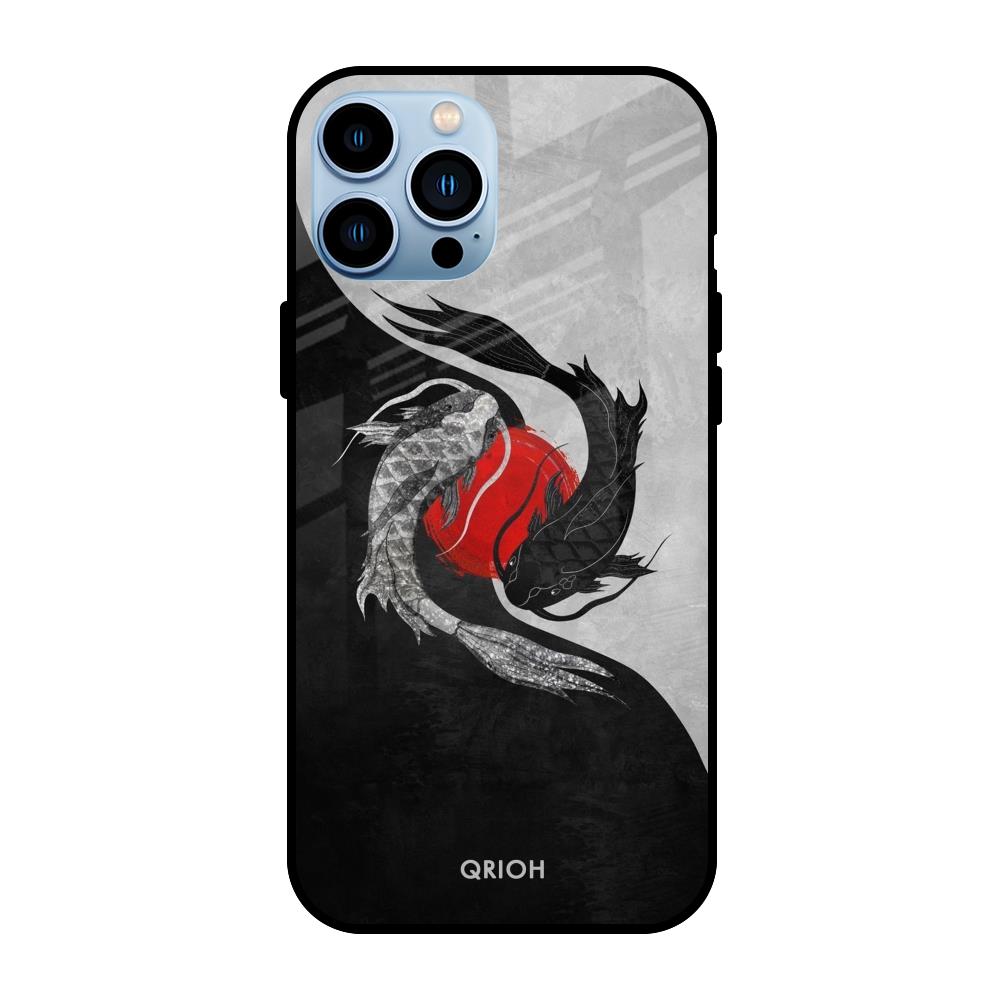 Japanese Art iPhone 13 Pro Max Glass Back Cover Japanese Art iPhone 13 Pro Max Glass Back Cover