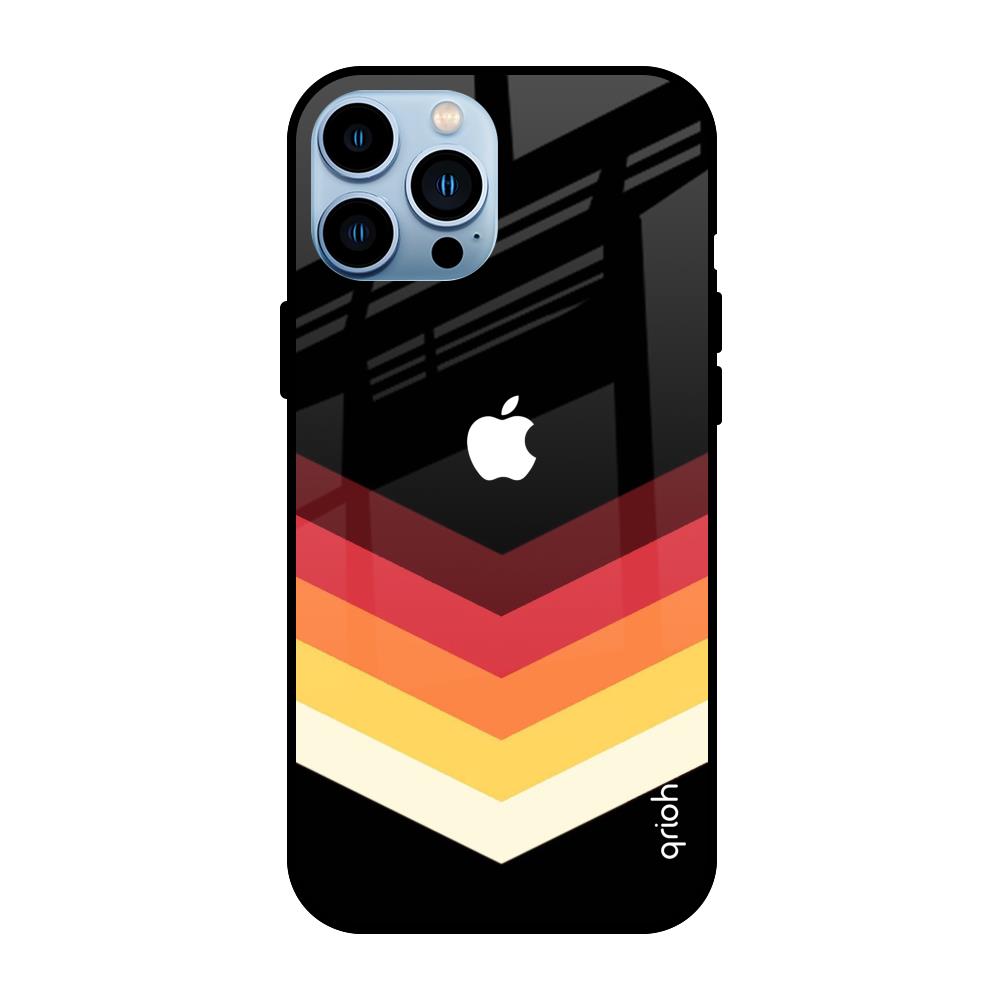 Abstract Arrow Pattern iPhone 13 Pro Max Glass Cases & Covers Online