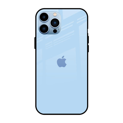 Pastel Sky Blue iPhone 13 Pro Max Glass Back Cover Online