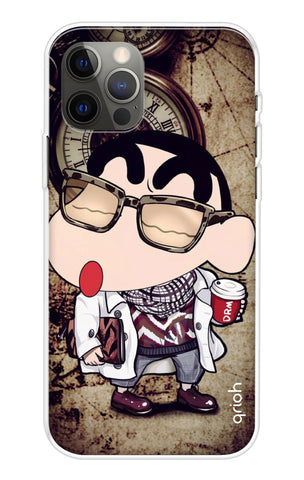 Nerdy Shinchan iPhone 13 Pro Max Back Cover