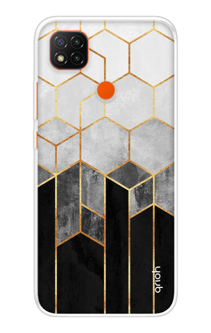 Hexagonal Pattern Redmi 9 Active Back Cover