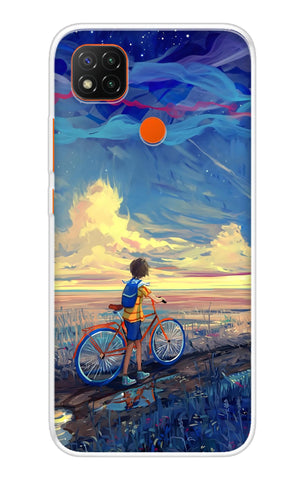 Riding Bicycle to Dreamland Redmi 9 Active Back Cover
