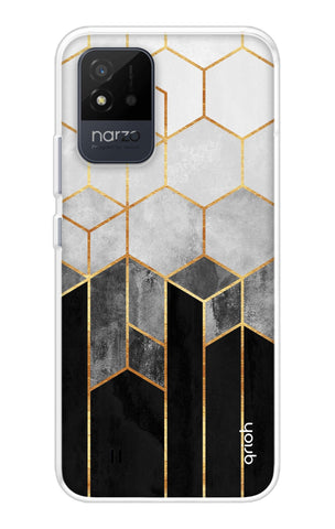 Hexagonal Pattern Realme Narzo 50i Back Cover